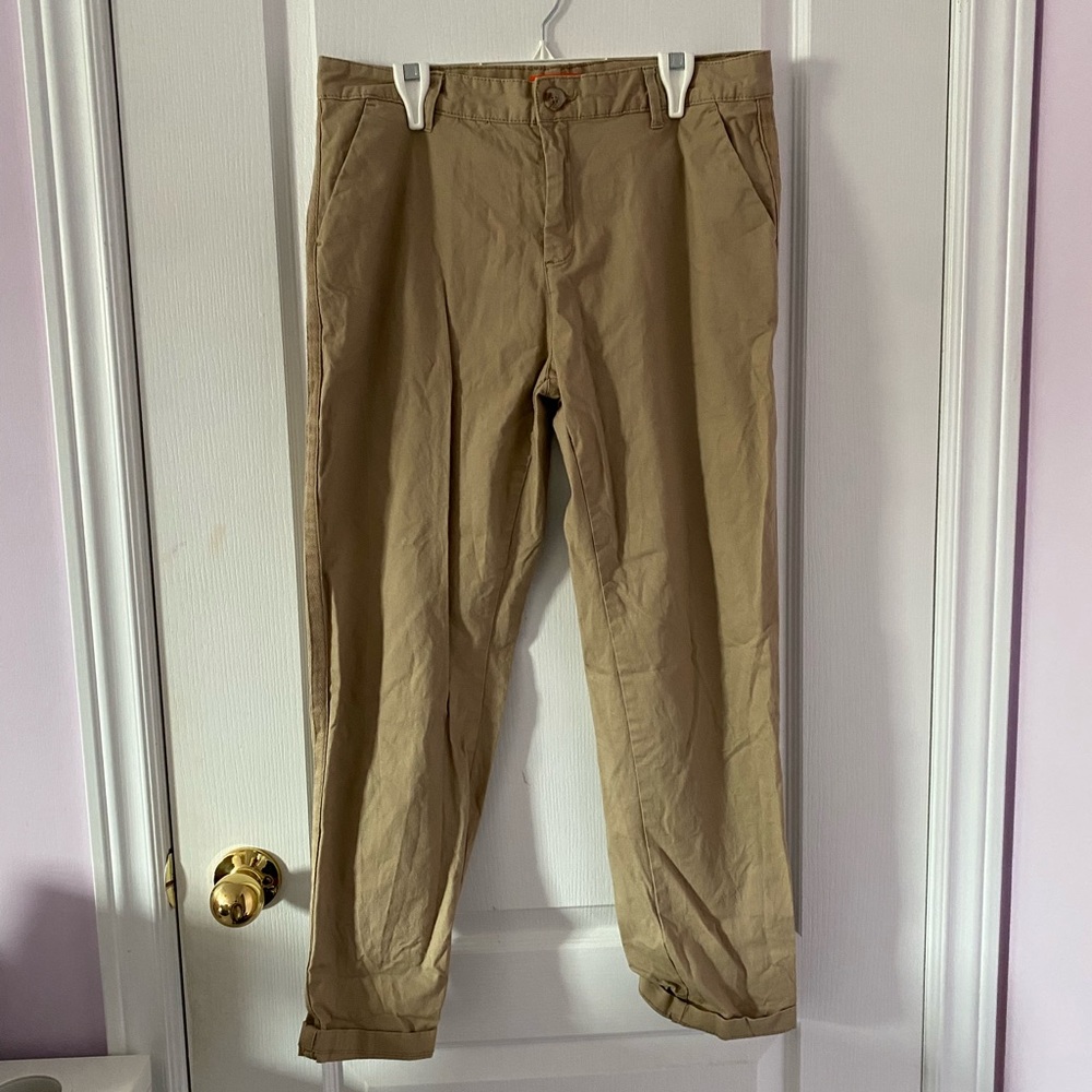 JOE FRESH Khaki pants size 6 with side detail